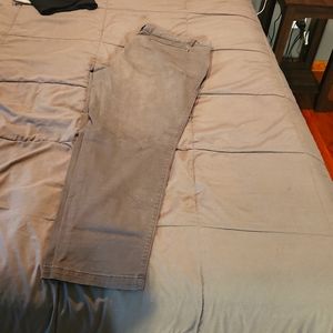 Eddie Bauer boyfriend style with slim leg charcoal gray Capri pants,  size 18